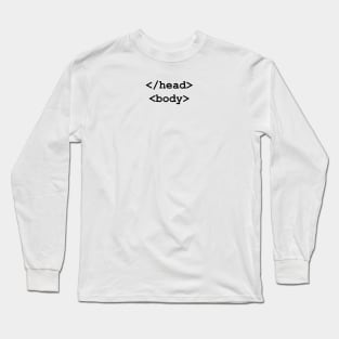 </head><body> Long Sleeve T-Shirt